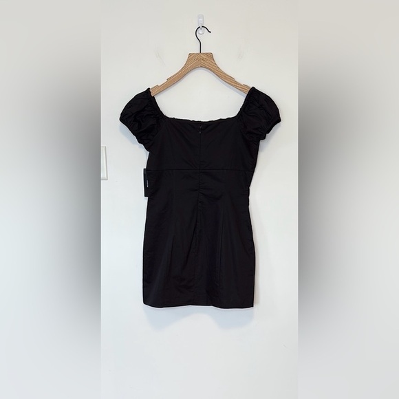 Lulus Whatever You Like Black Short Sleeve Mini Dress NWT , sz medium - Picture 6 of 11